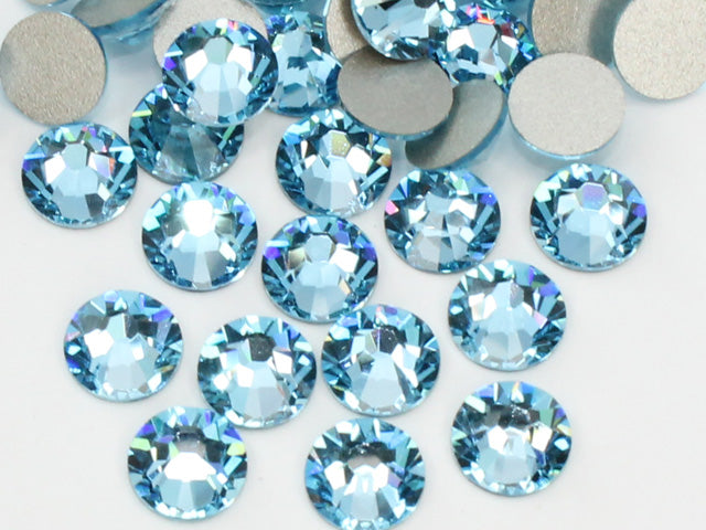 スワロフスキー アクアマリン-#2000 4-ラインストーン・スワロフスキー