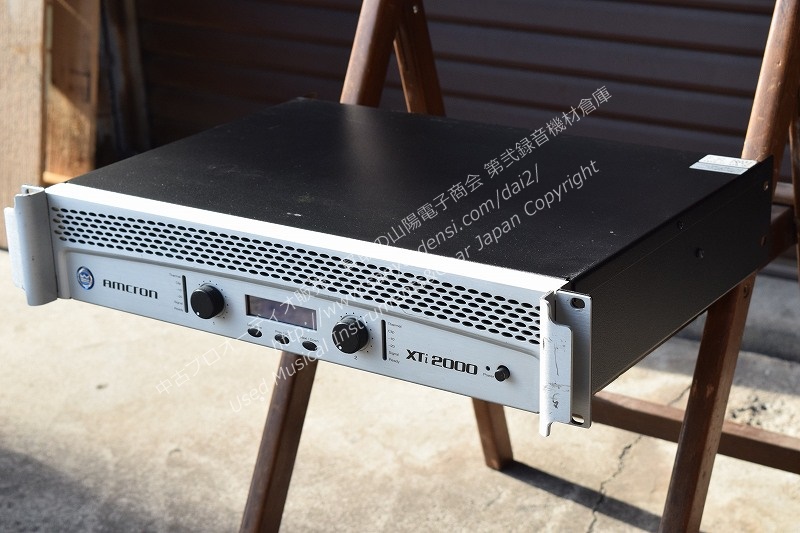 新入荷 AMCRON XTi2000 パワーアンプ｜山陽電子商会 第弐録音機材倉庫