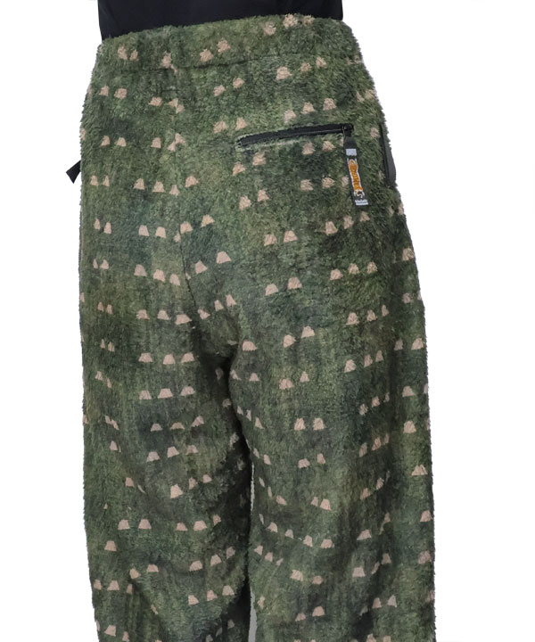 KAPITAL キャピタル 爪菖蒲柄 フリース イージーストレートパンツ - SE7EN