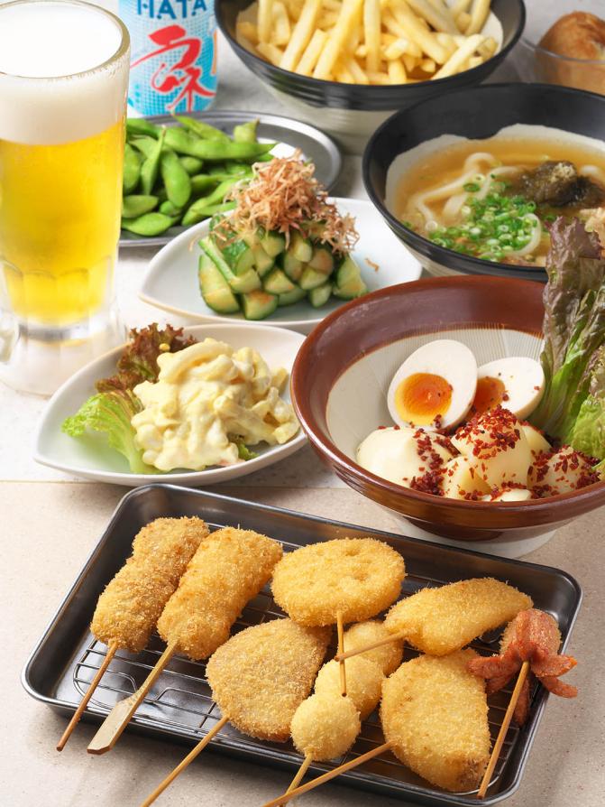 忘年会・新年会】「串カツ田中」の飲み放題付き大満足コースで、今年は