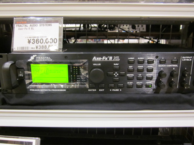 話題のラックエフェクターが博多に！＞Fractal Audio Systems Axe-Fx