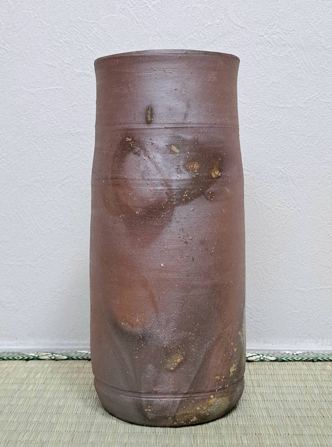 人間国宝 藤原啓 秀逸作 備前花入 共箱 | 新栄堂