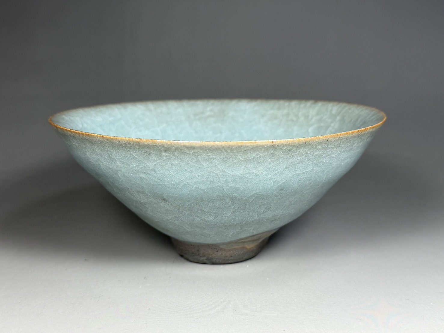 人間国宝 清水卯一 青瓷茶碗 二重箱 茶道具 | 新栄堂