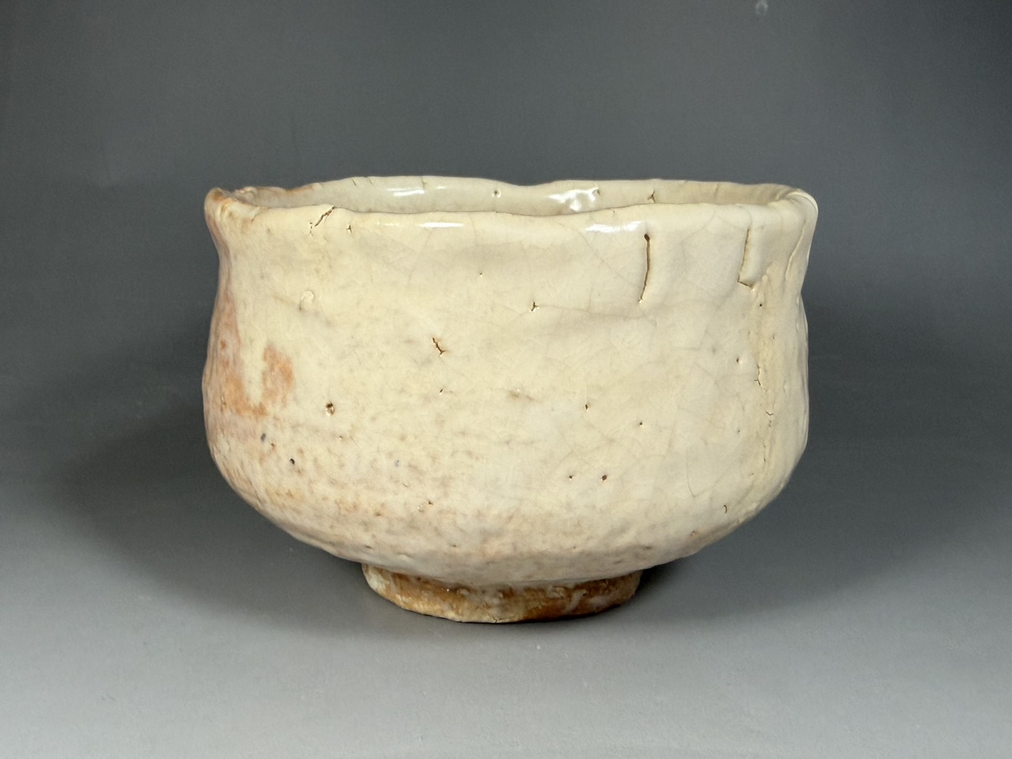 人間国宝 十一代 三輪休雪(壽雪) 萩茶碗 | 新栄堂