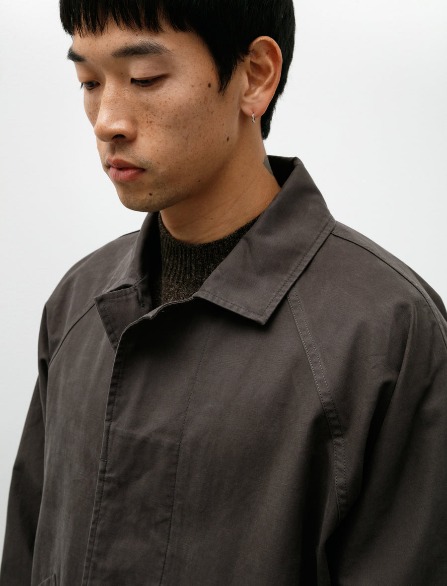 Margaret Howell MHL Raglan Jacket Cotton Drill Ebony – Neighbour