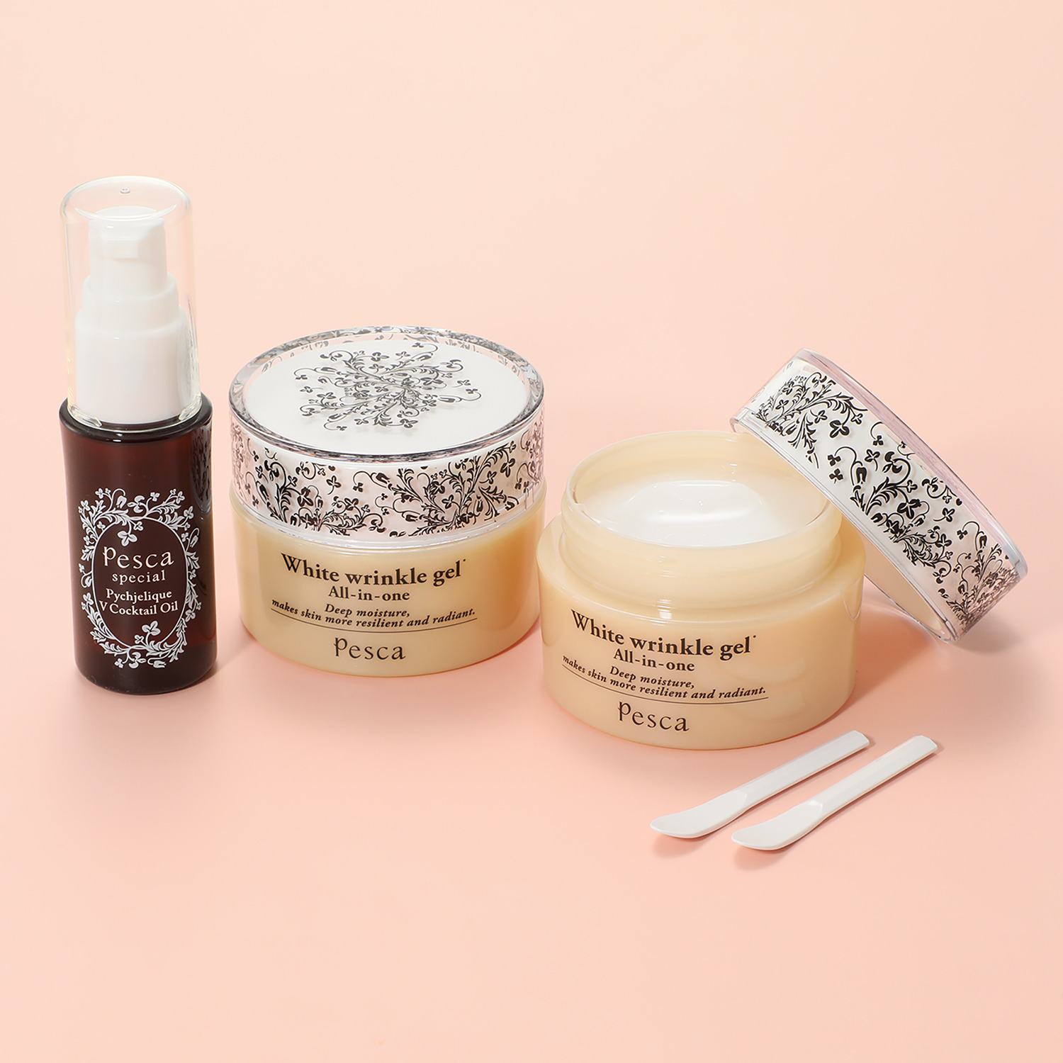 ペスカ シワ改善・美白ケア・ 肌あれ防止の3つの薬用 オールインワン