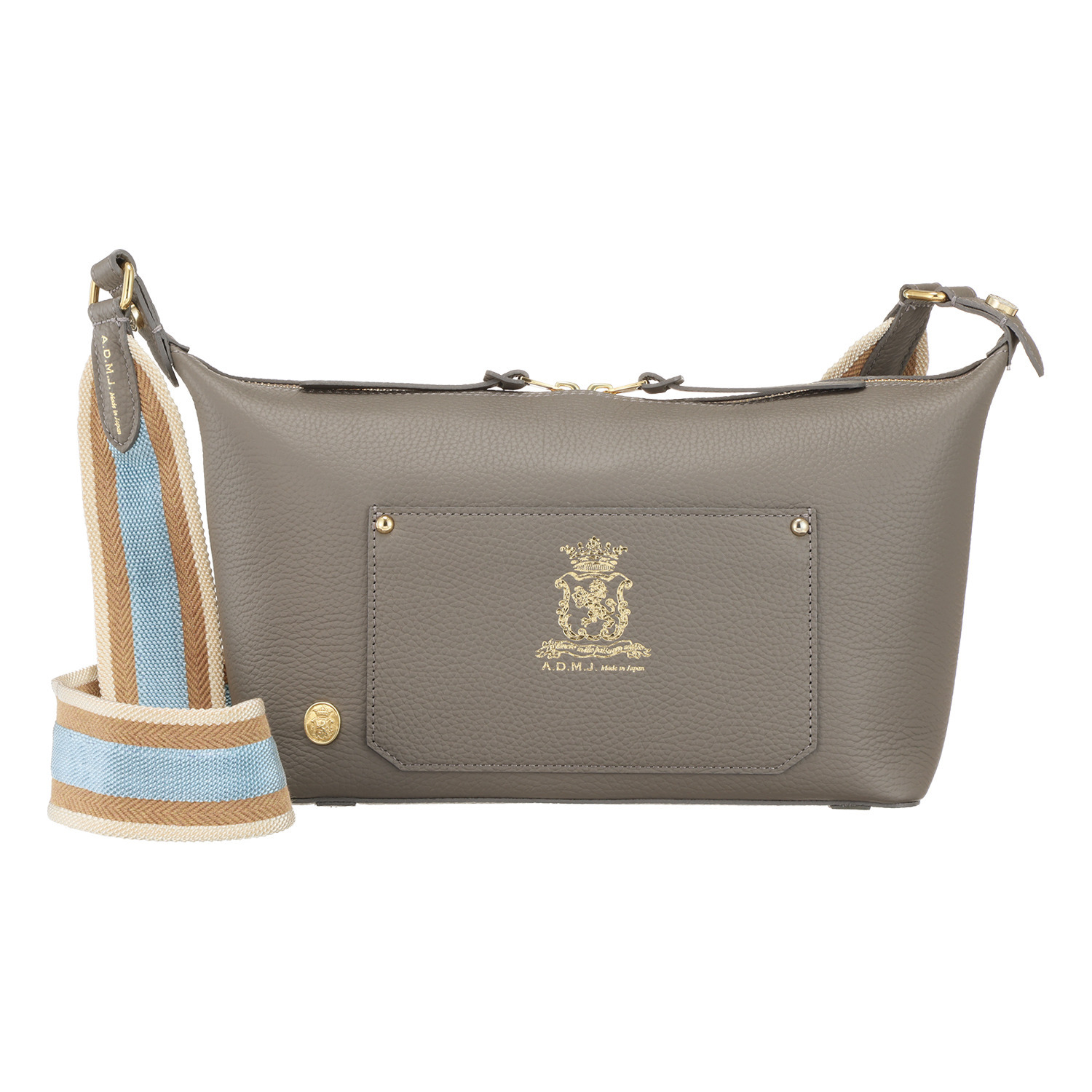 エーディーエムジェイ ソフト牛革 シュリンク型押し マーキス