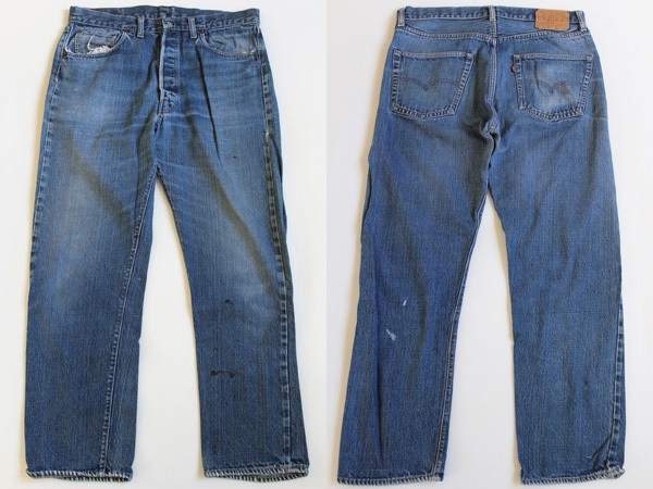 70s USA製 Levi'sリーバイス 501 シングル 66前期 デニムパンツ w36
