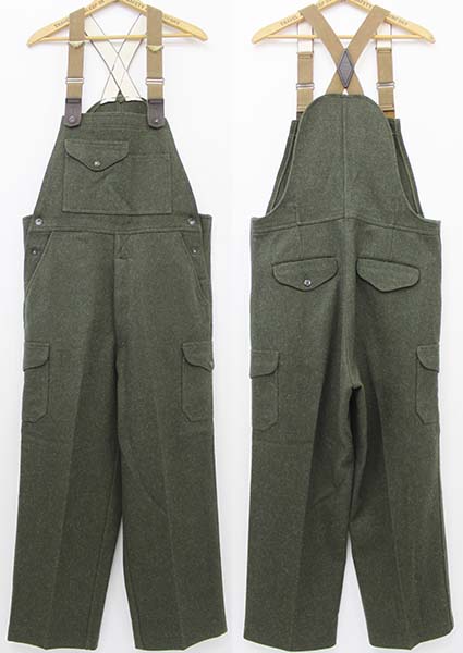 90s USA製 FILSONフィルソン ウール マッキーノ オーバーオール 36