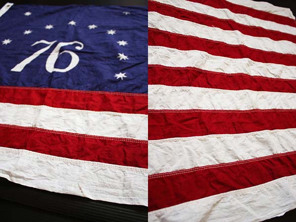 70s 76 13スター アメリカ国旗 星条旗 USA ベニントン フラッグ