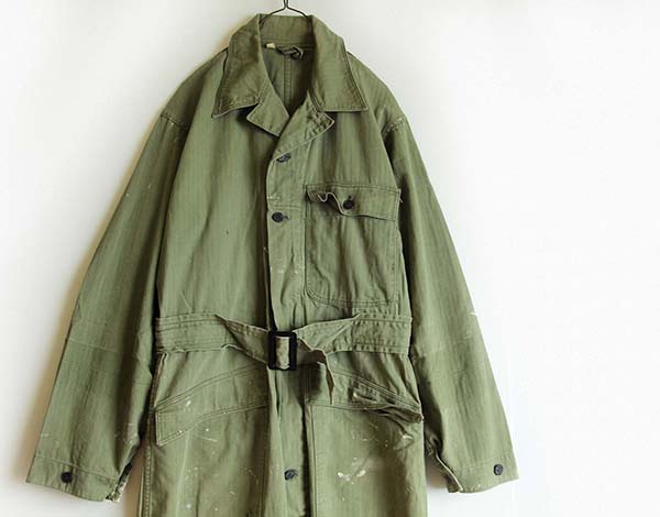 40s 米軍 U.S.ARMY M-43 HBT ヘリンボーンツイル オールインワン