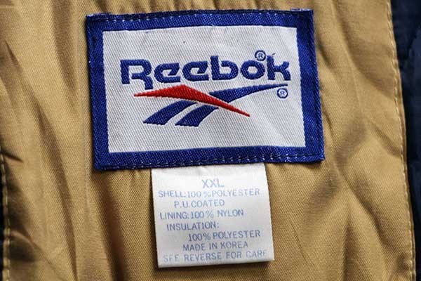 90s Reebokリーボック NOTRE DAME IRISH 刺繍 ツートン 切り替え