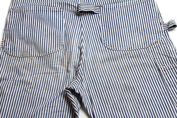 80s USA製 BIGMACビッグマック ヒッコリー ストライプ ダブルニー