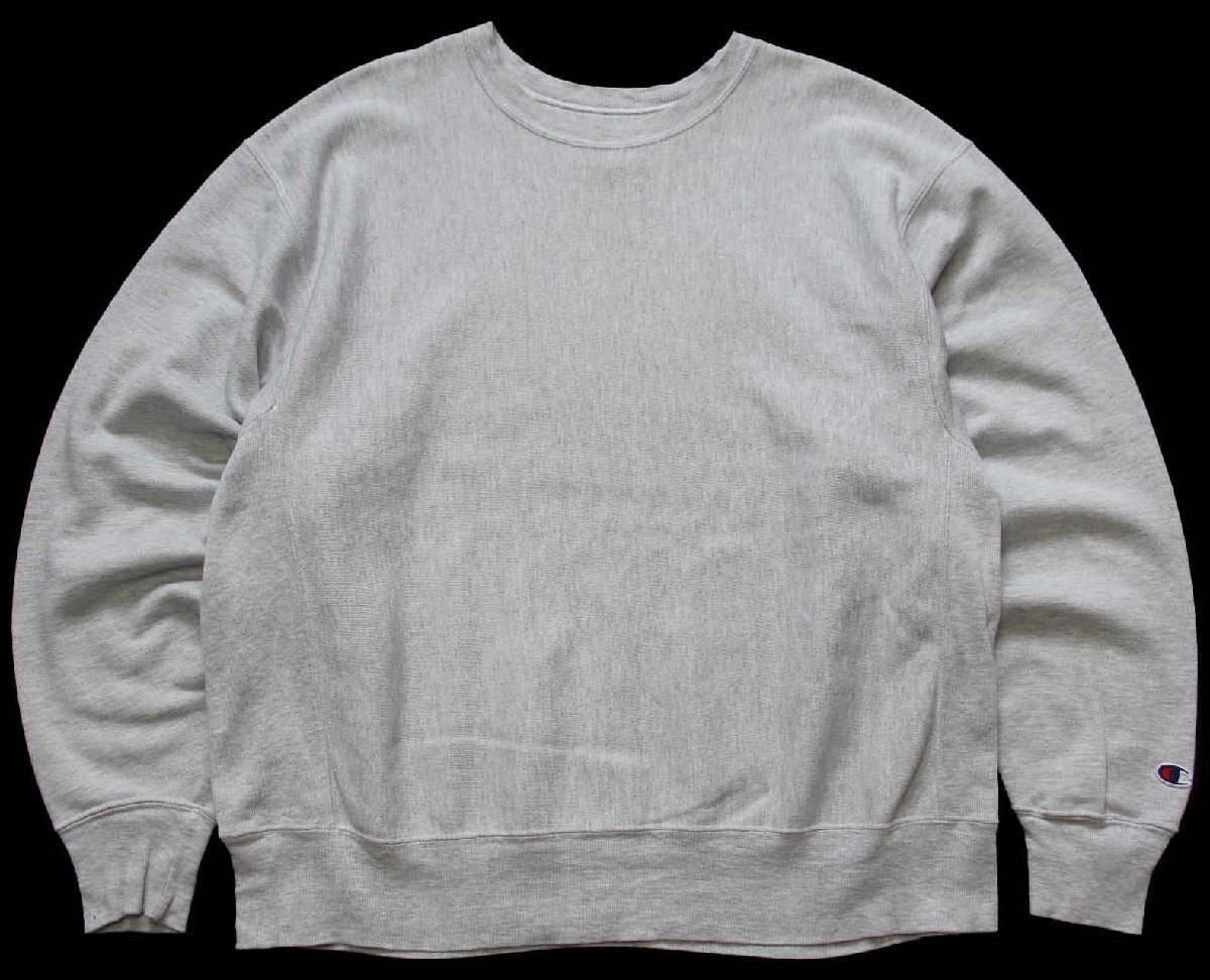 00s Championチャンピオン 無地 目無し リバースウィーブ スウェット