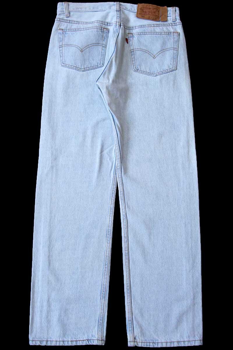 90s USA製 Levi'sリーバイス 501 デニムパンツ アイスブルー W34 L30