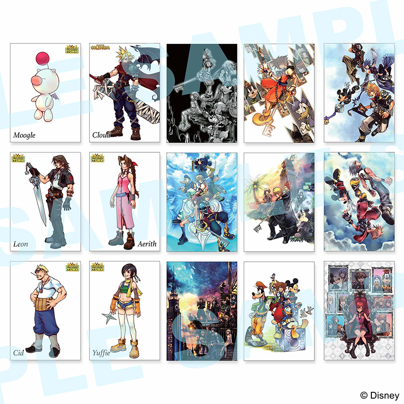 Kingdom Hearts Art Museum Trading Cards Debut in August - Siliconera