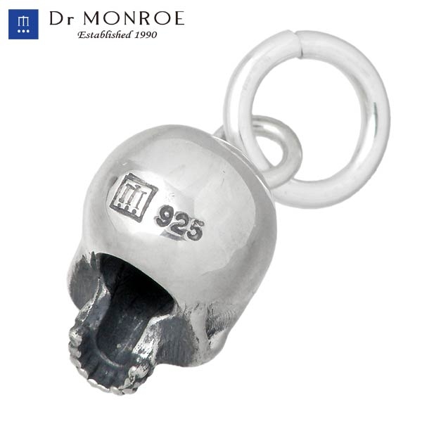 Dr MONROE(ドクターモンロー) シルバー スカル チャーム ドクロを販売