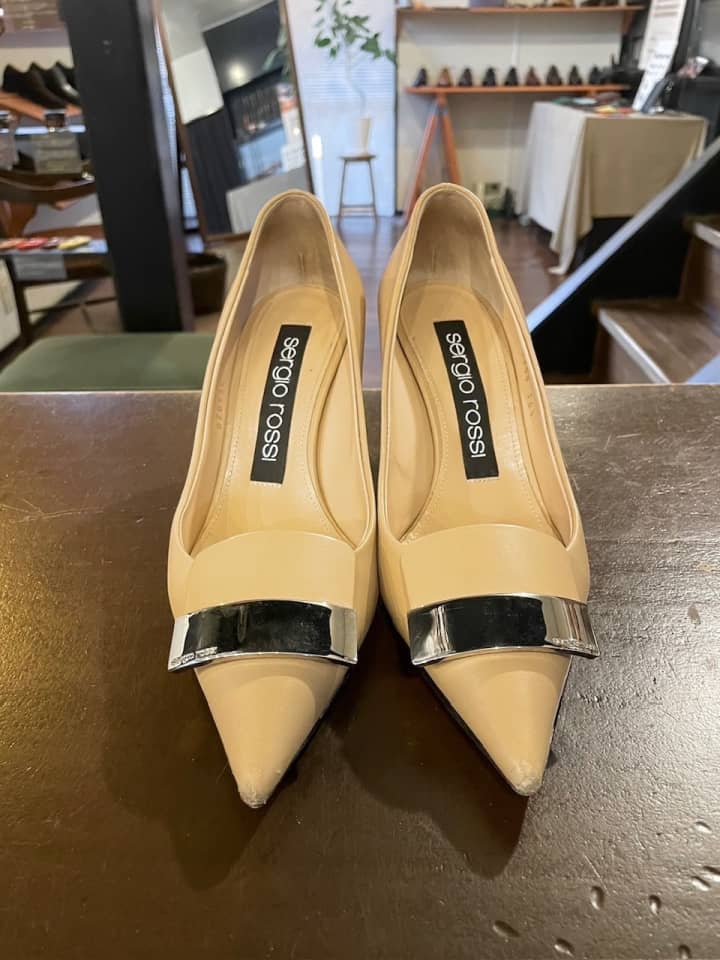 SERGIO ROSSI（セルジオロッシ）パンプス クリーニング＆染め直し