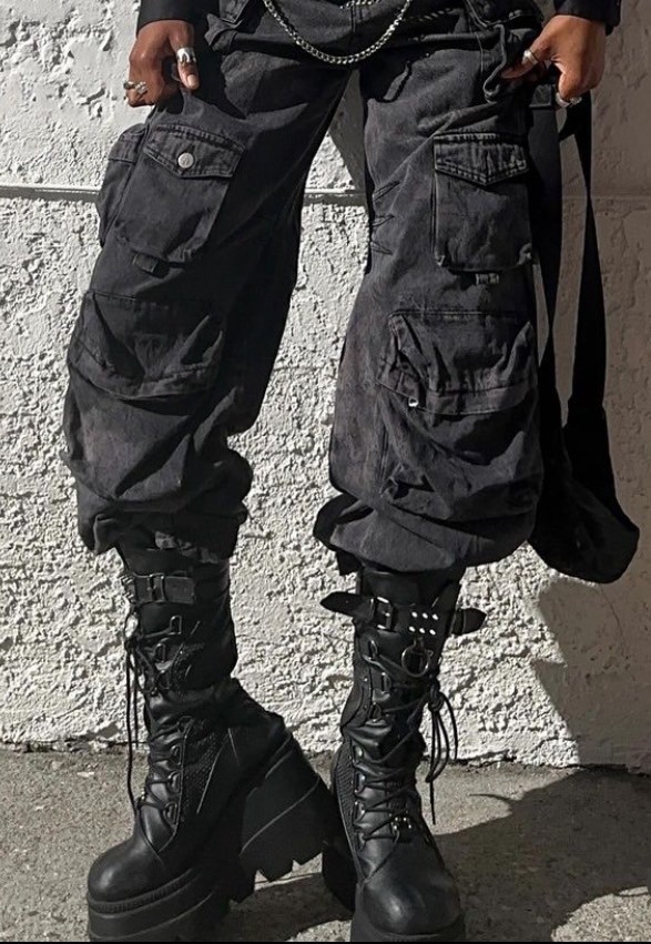 取り寄せ]SHAKER-70 / ウェッジソール厚底ブーツ【DEMONIA】 | Spider