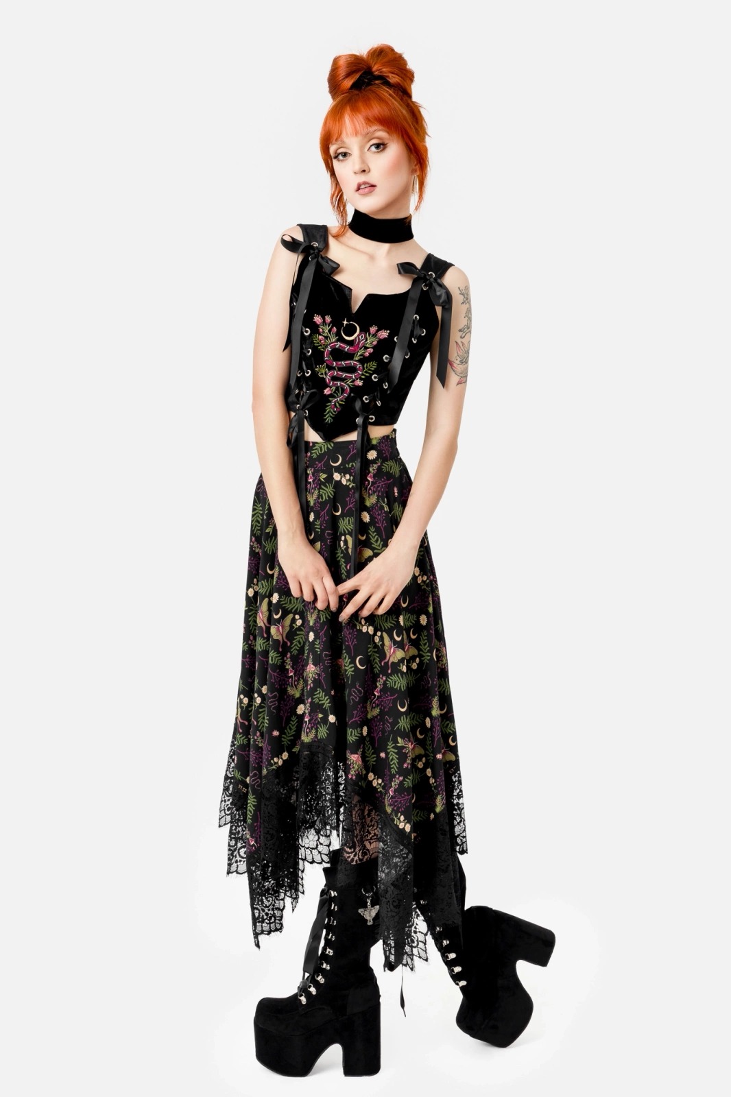 ENCHANTED ENCOUNTERS / コルセットトップス【Restyle】 | Spider Rock Web