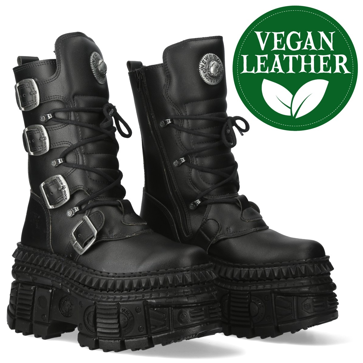 取り寄せ]M-WALL1473-V2 / 厚底ブーツ / 本革【NEW ROCK】 | Spider