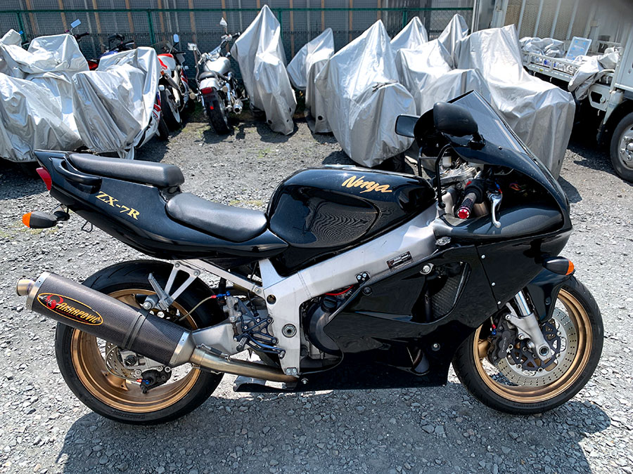 京都 中古バイク カワサキ KAWASAKI ZX-7R レストアベース – 京都の