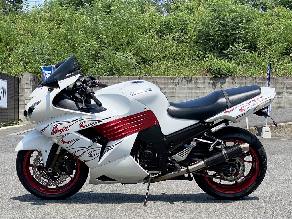 中古バイク KAWASAKI ZZR1400｜ZXT40A – 京都のバイクショップSPEC-M
