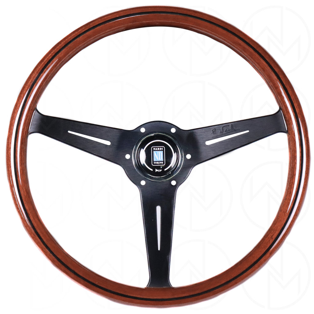 Nardi ND Classic Wood Steering Wheel - 360mm Black Spokes - Wheel