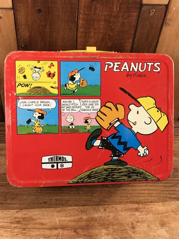 Thermos Peanuts Snoopy Metal Lunch Box スヌーピー ビンテージ