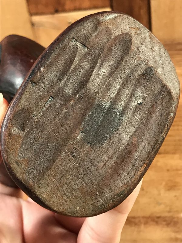 Middle Finger Fuck Sign Wooden Figurine ファックサイン ビンテージ