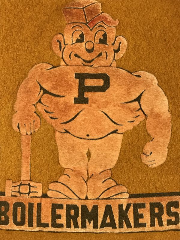 Purdue “Boilermakers” University Felt Pennant パーデューボイラー