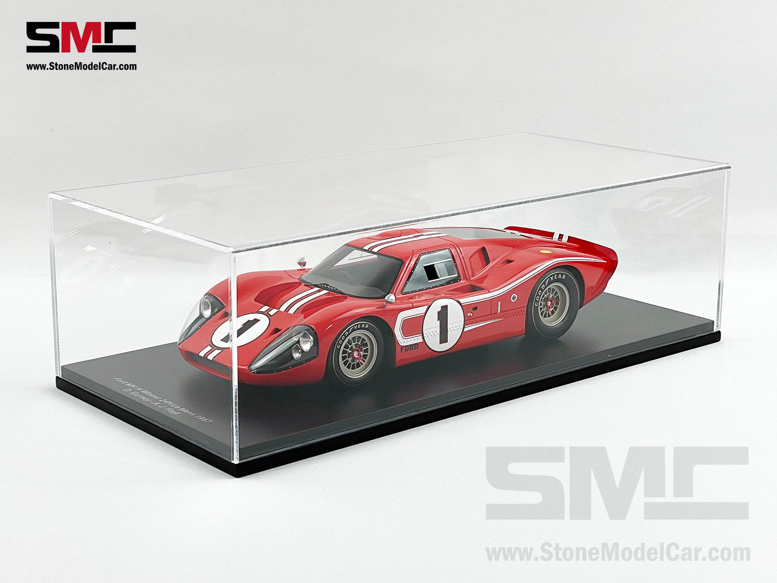 24h Le Mans 1967 Winner Shelby American #1 Ford GT40 MK IV 1:18