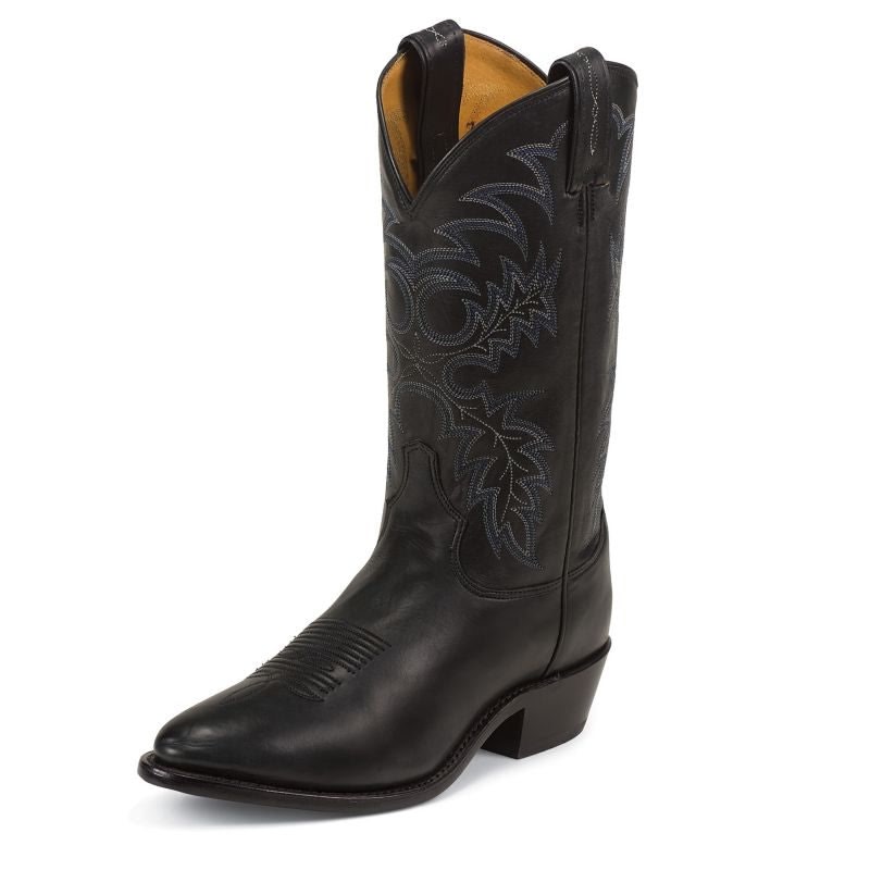 Tony Lama Mens Rnd Toe Black Stallion Boots– StateLineTack