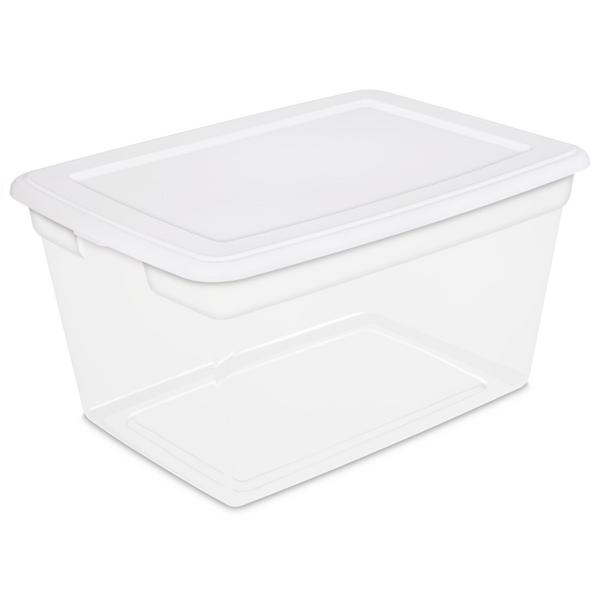 Sterilite 1847 - 58 Qt. Storage Box White 18479808