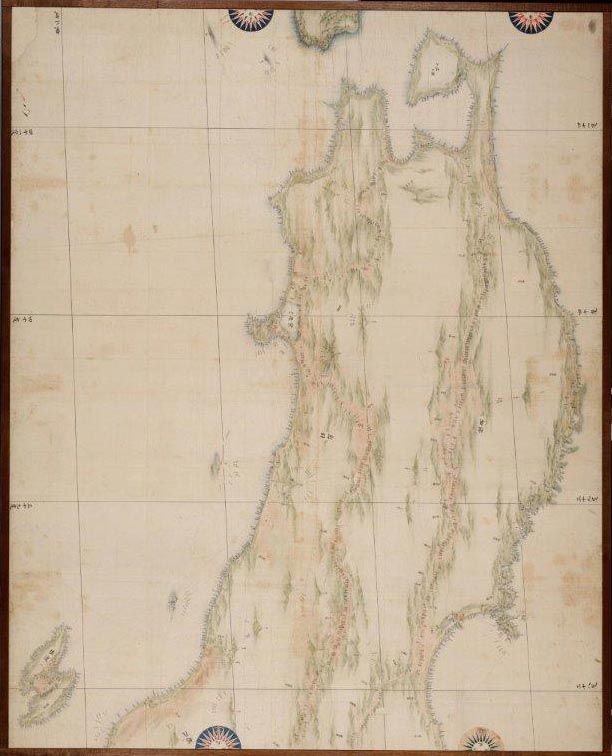 大日本沿海輿地全図中図(伊能中図) （東京大学）