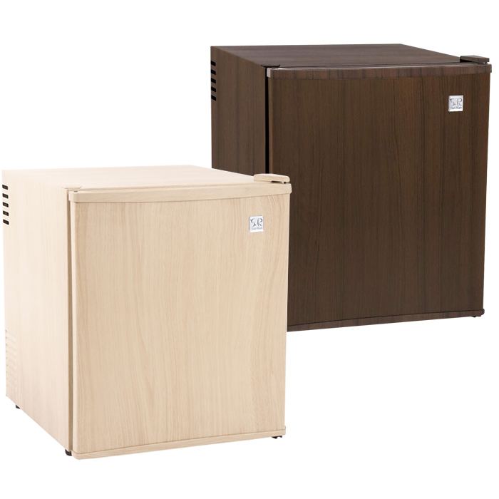 生産終了品】ペルチェ式 48リットル 1ドア電子冷蔵庫 ナチュラルウッド