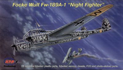 Focke Wulf Fw-189A-1 Night Fighter MPM 72529