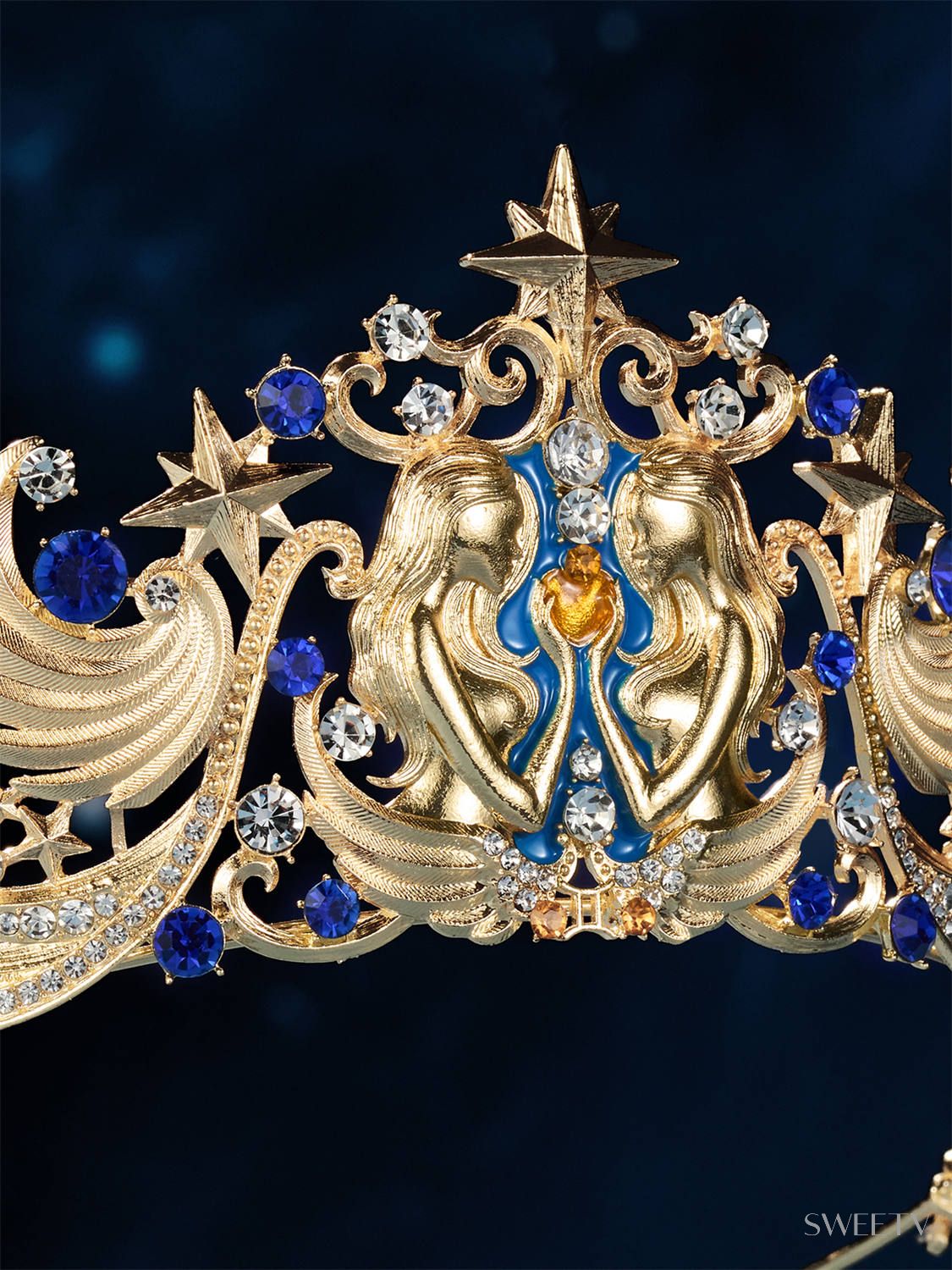 SV Gemini Zodiac Tiara-Crowns & Tiaras | SWEETV