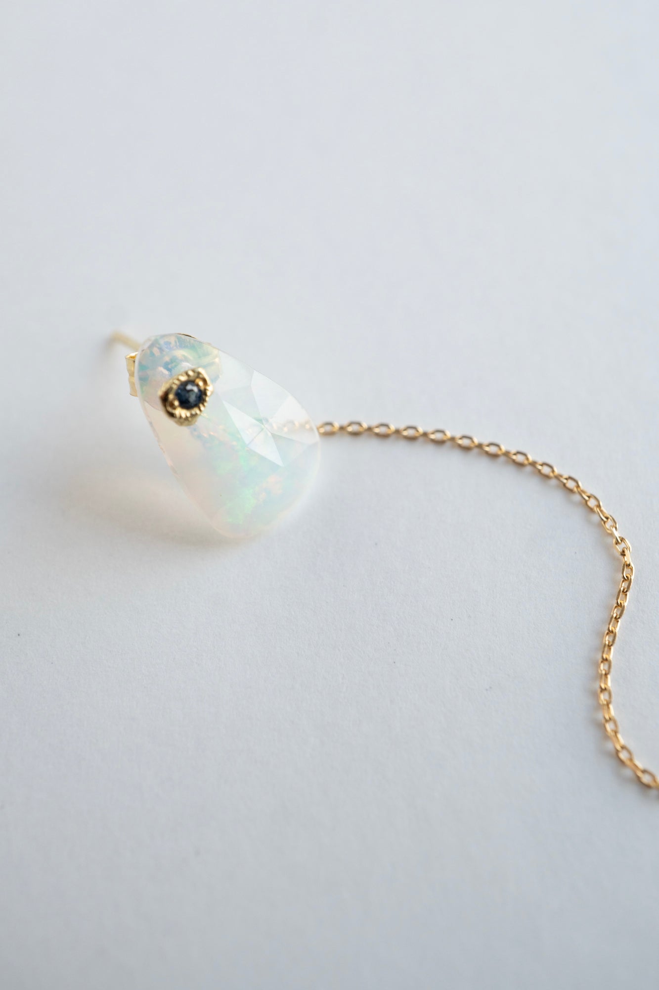 MONAKA jewellery モナカジュエリー flat Opal Pierce オパールピアス K18