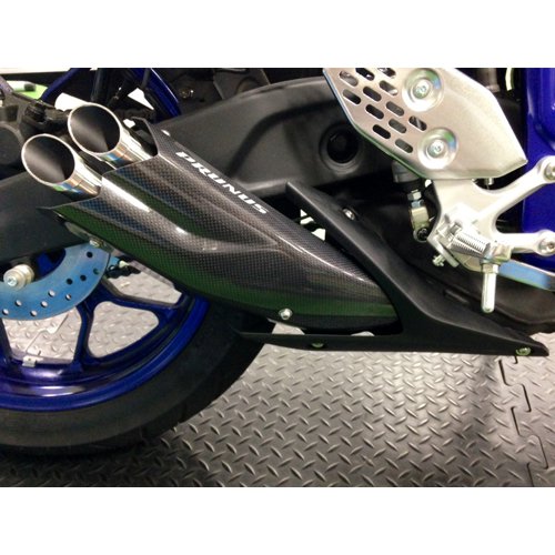 ワイズギア PRUNUS YZF-R25/YZF-R3/MT-25/MT-03スリップオンマフラー
