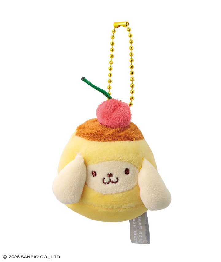 サンリオキャラクターズ】（ポムポムプリン）ぬいぐるみボールチェーン