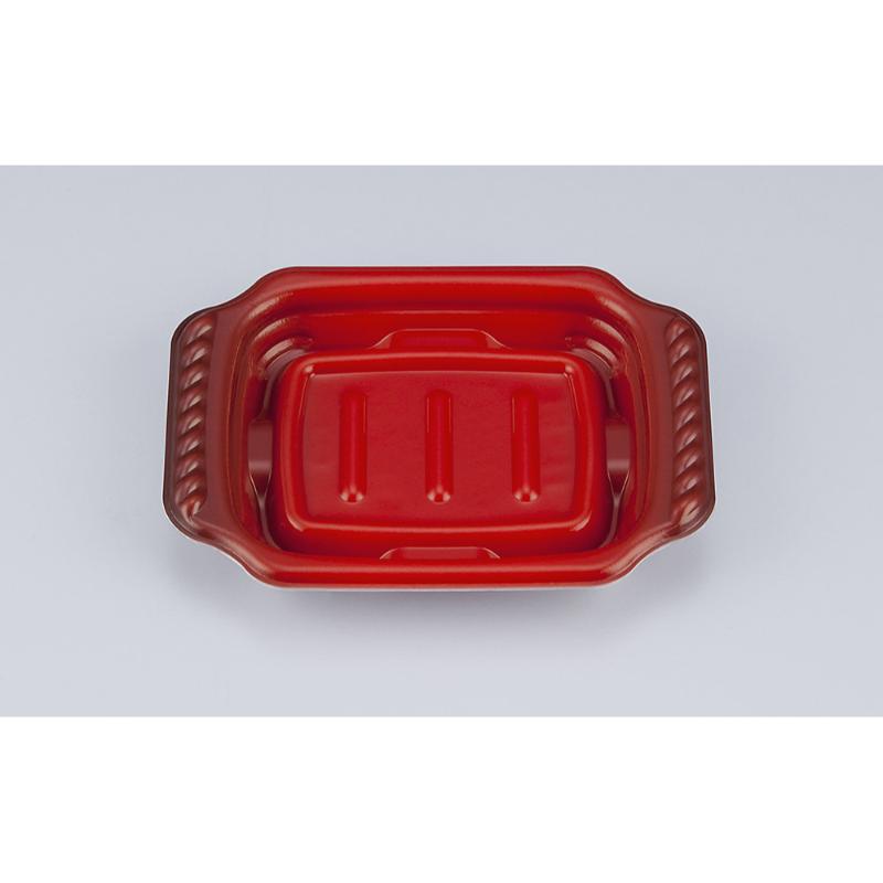 軽食容器 TNプレト20-17 セルモ赤本体 シーピー化成 | テイクアウト