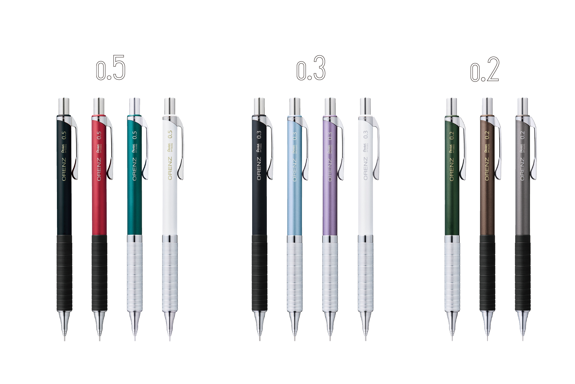 ノック1回ですぐ書ける、累計2,000万本発売の折れないシャープペン
