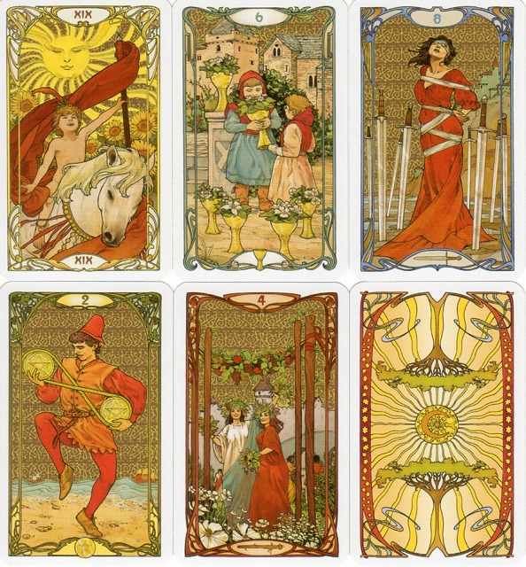 ミニ・ゴールデン・アールヌーボー・タロット』 商品詳細｜タロット