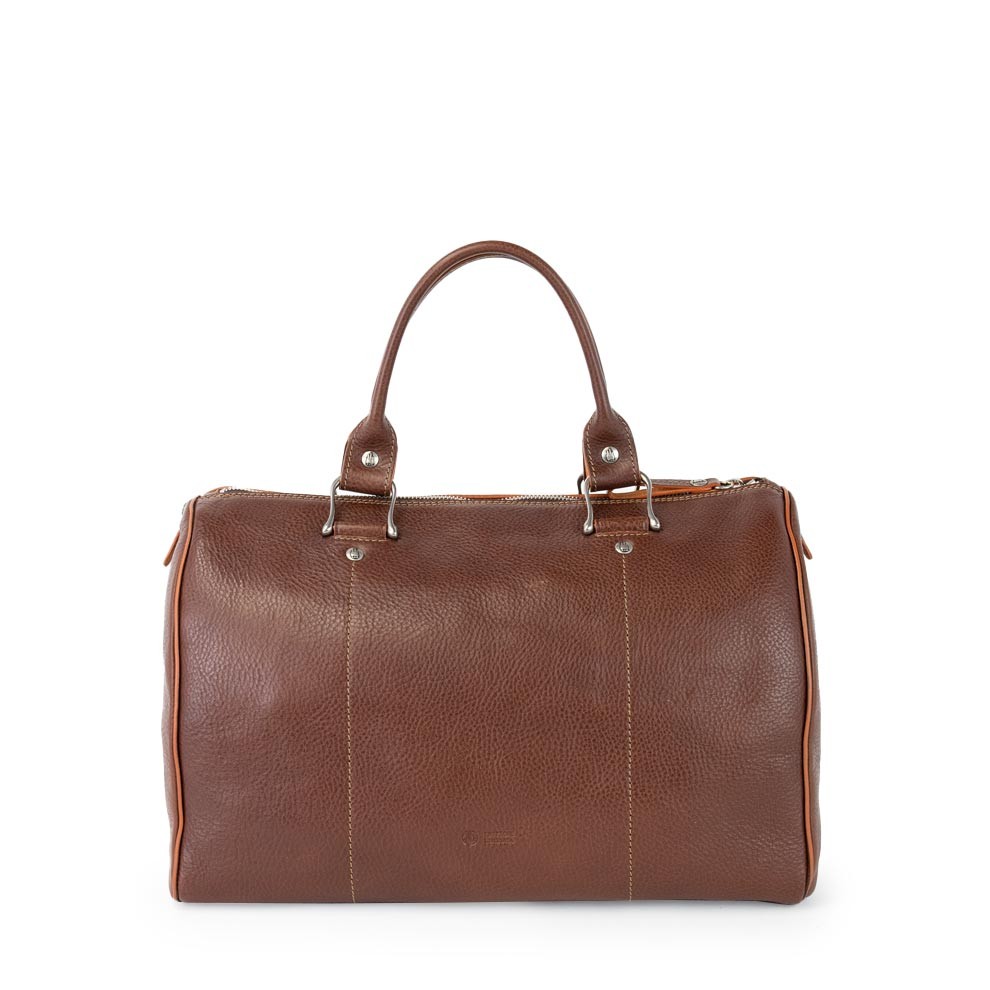 ミニボストンバッグ ダークブラウン