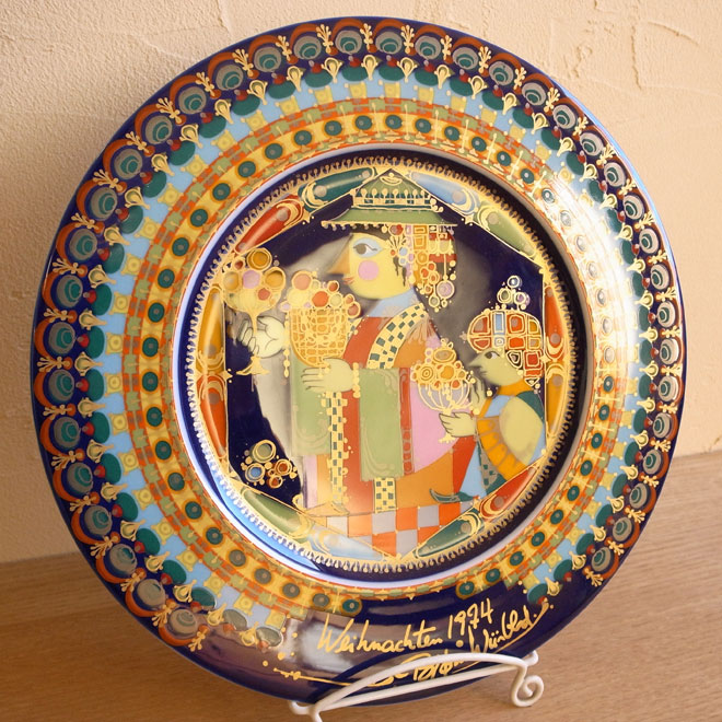 ビョルン・ウィンブラッド クリスマスプレート | 北欧ビンテージ雑貨の