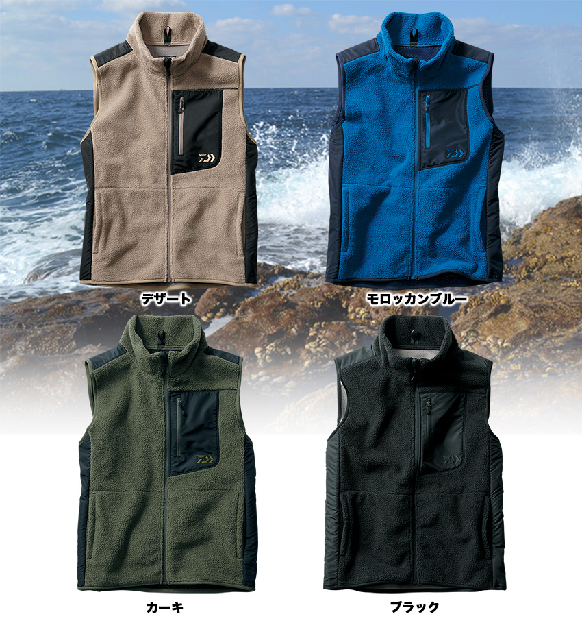 へら/へら釣り/ジャケット/【18ダ防J】 ボアフリースベスト DJ-9107 【YT】