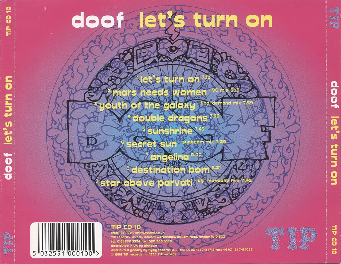 Let's Turn On by Doof album, CD from 1996 at PsyDB