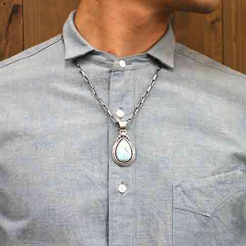 ナバホ族ターコイズペンダントトップ | インディアンジュエリー専門店