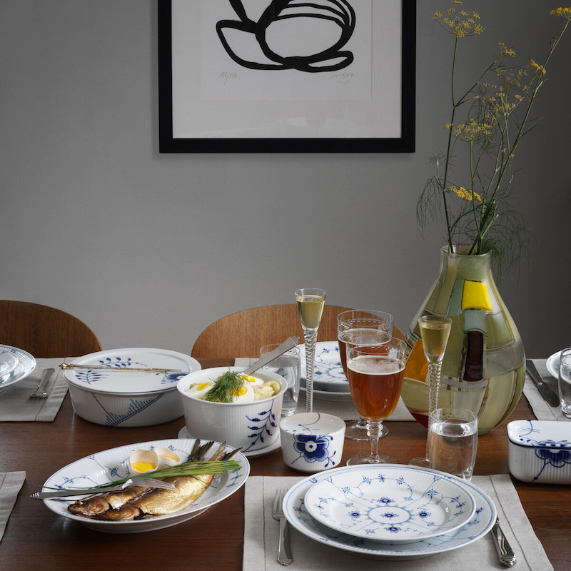 ブルーフルーテッド メガ コンテナー 420ml|ロイヤル コペンハーゲン